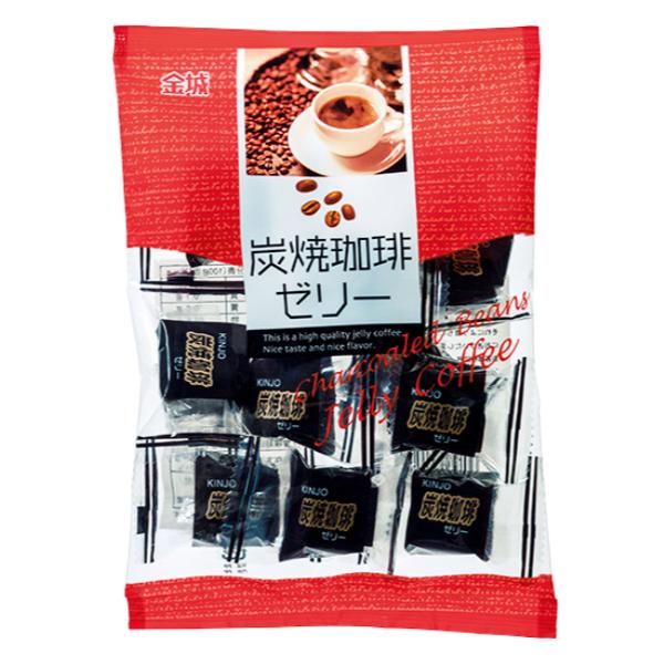 珈琲ゼリー 金城 (賞味期限2026.2.8) 金城製菓 炭焼珈琲ゼリー 110g×10袋入 (あす