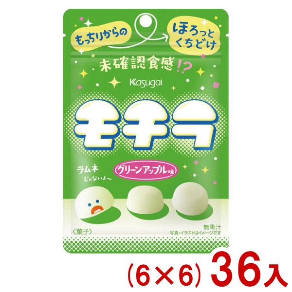 Kasugai 春日井製菓 39g モチラ グリーンアップル味 (6×6)36袋入 (も
