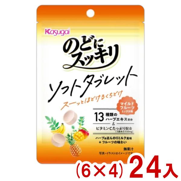 新品未開封フルオーレダイエット フルーツミックス 14袋入り Kasugai 春日井 20g のどにスッキリ ソフトタブレット マイルド