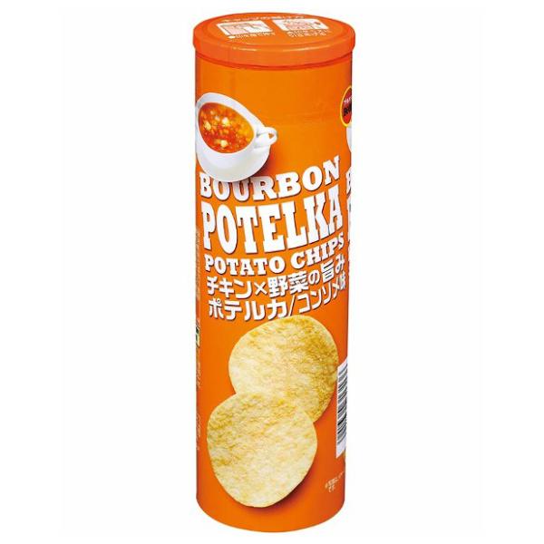 ブルボン ポテルカ コンソメ味 10入 ゆっくんのお菓子倉庫ヤフー店 通販 Yahoo ショッピング
