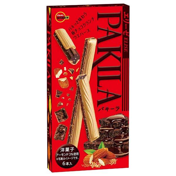 パキッと味わう板チョコクランチウエハース10入×16まで１個口の送料でお送りできます！北海道・沖縄は配送不可です。パキーラ パキーラチョコレート ウエハースチョコレート チョコレートウエハース チョコレート ウエハース ブルボン パキーラ ...