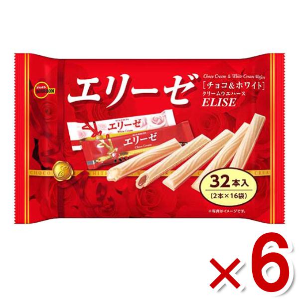チョコ＆ホワイト、２つのおいしさをお楽しみいただけます。東北を除く本州・四国・九州は送料無料！北海道・沖縄は配送不可、東北は別途送料200円(税別)がかかります。ブルボンエリーゼ エリーゼ エリーゼチョコ エリーゼ チョコ&amp;ホワイト...