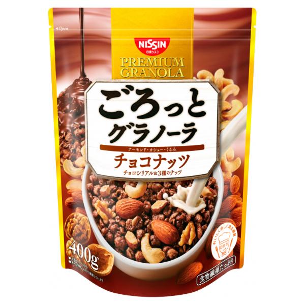 日清シスコ 400g ごろっとグラノーラ チョコナッツ 6入 ゆっくんのお菓子倉庫ヤフー店 通販 Yahoo ショッピング