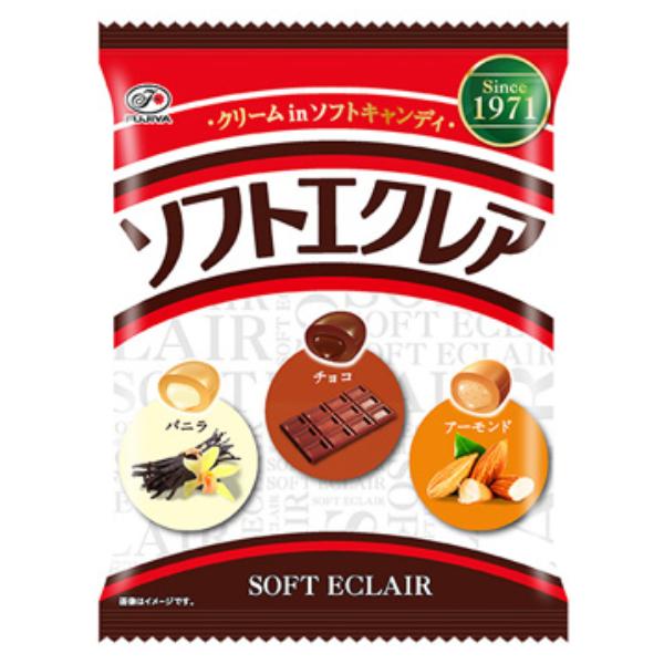 3種アソートのソフトキャラメル6入×8まで１個口でお送りできます！北海道・沖縄は配送不可です。ソフトエクレア アソート ソフトエクレアバニラ 袋 ソフト エクレア バニラ 袋 不二家 キャラメル チョコレート コーヒー コーヒーキャンディ ...