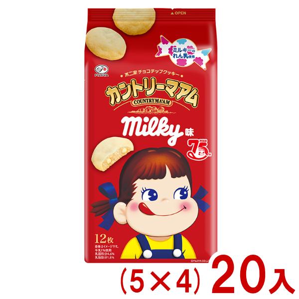 カントリーマアム 不二家 12枚 ミルキー味 (5×4)20入 (期間限定 ペコ