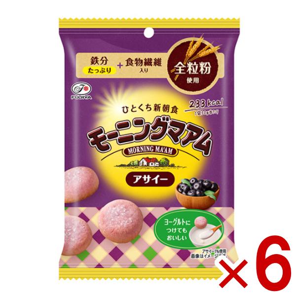 カントリーマアム 不二家 モーニングマアム アサイー 50g×6袋入 (朝食