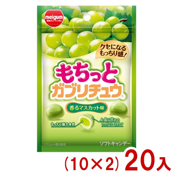 明治チューインガム 35g もちっとガブリチュウ 香るマスカット味 (10×2