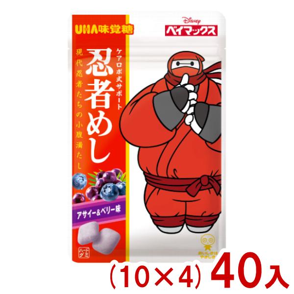 UHA味覚糖 味覚糖 20g 忍者めし ベイマックス アサイー＆ベリー味 (10