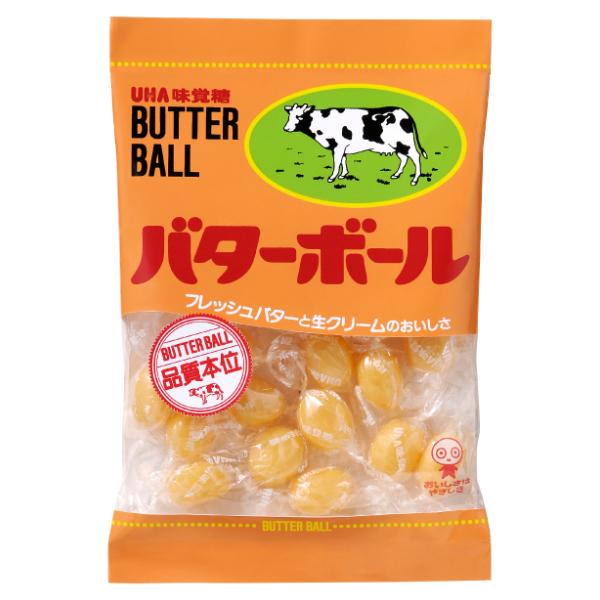 UHA味覚糖 味覚糖 バターボール 104g×6入 (あすつく 優良配送) (バター