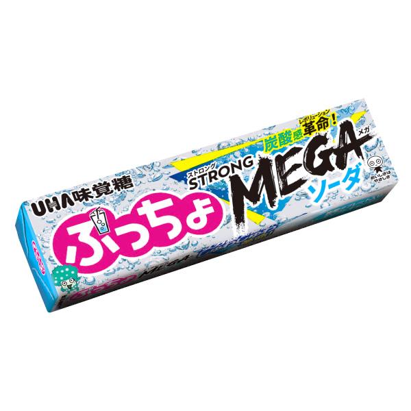 ぷっちょ 味覚糖 ぷっちょスティック ストロングメガソーダ 10粒×10入