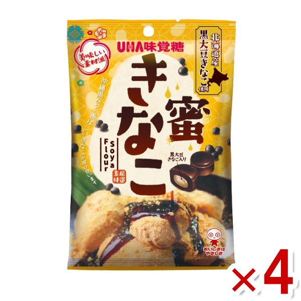 UHA味覚糖 味覚糖 蜜きなこ 109g×4袋セット (ポイント消化) (np-3