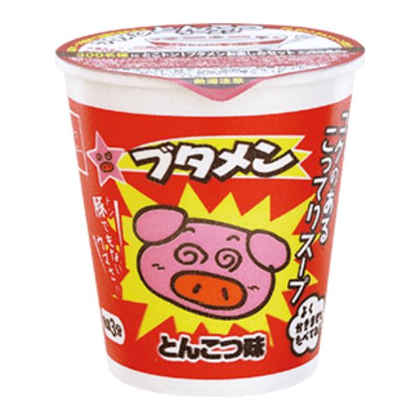 おやつカンパニー ブタメン (とんこつ) 35g×15入 (ミニカップラーメン 