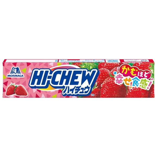 HIーCHEW 森永 ハイチュウ ストロベリー 12粒×12入 (ソフトキャンディ