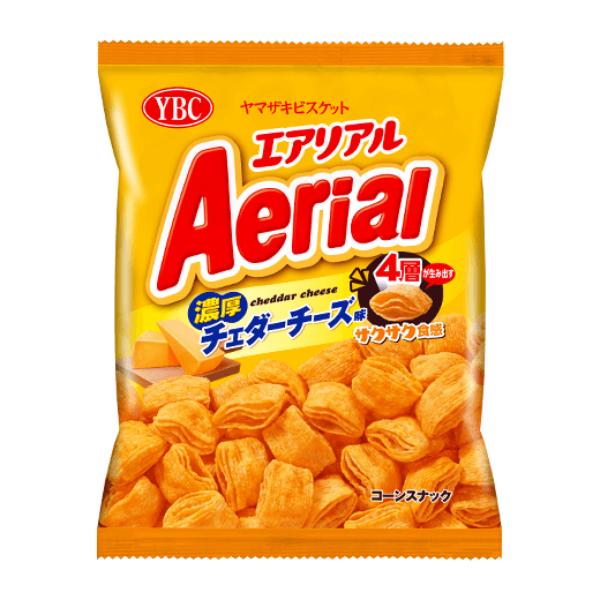 ヤマザキビスケット Ybc エアリアル Aerial 濃厚チェダーチーズ味 12入 ゆっくんのお菓子倉庫ヤフー店 通販 Yahoo ショッピング