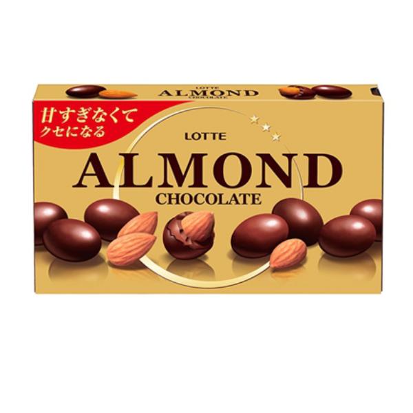 ロッテ アーモンドチョコレート １０入 ゆっくんのお菓子倉庫ヤフー店 通販 Yahoo ショッピング
