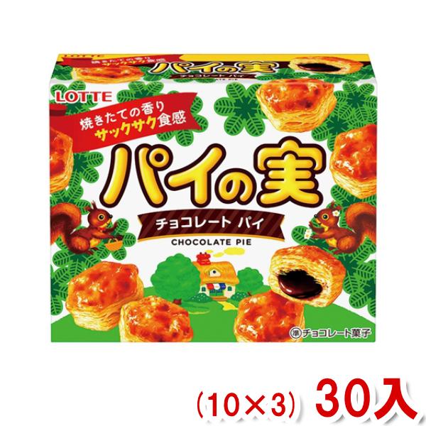 ロッテ（LOTTE） パイの実 チョコレート (10×3)30入 本州一部送料無料