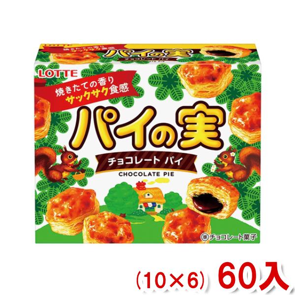 ロッテ（LOTTE） パイの実 チョコレート (10×6)60入 (Y14)本州一部送料