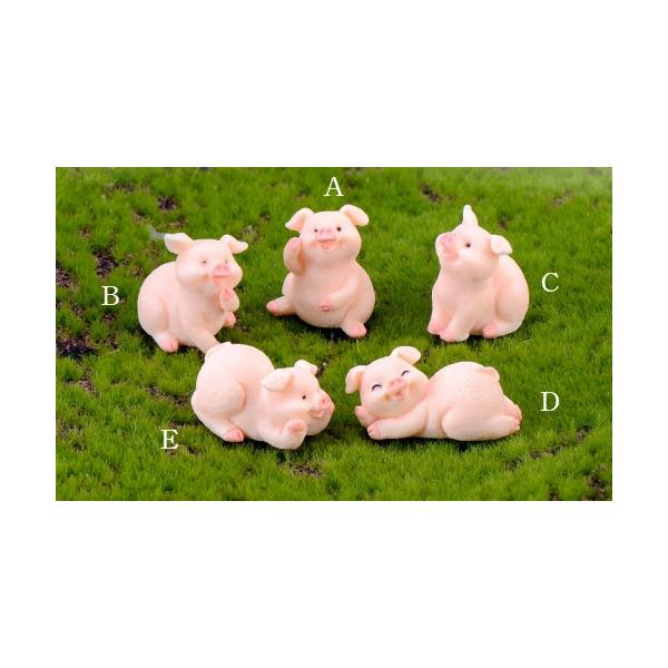 テラリウムフィギュア ぶた5タイプ お買い得個 動物フィギュア 苔テラリウム スノードーム Chenj 3 テラリウム専門店takara 通販 Yahoo ショッピング