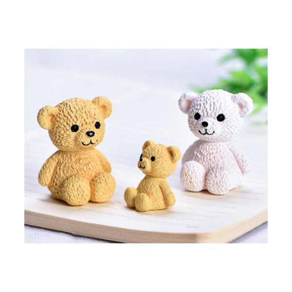 動物フィギュア お座り熊 くま 水耕栽培 テラリウム フィギュア おもちゃ コケリウム 箱庭 観葉植物小物 ジオラマ 箱庭 かわいい おしゃれ 苔 モス