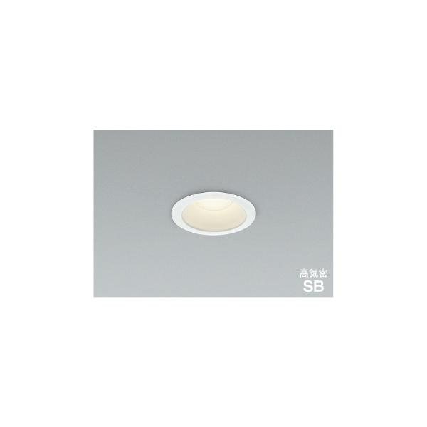 コイズミ AD7151W35 準耐火構造対応 LEDパネルダウンライト 埋込穴φ75 高気密SB形 ベースタイプ 散光 白熱球100W相当 温白色 調光可能 防雨・防湿型