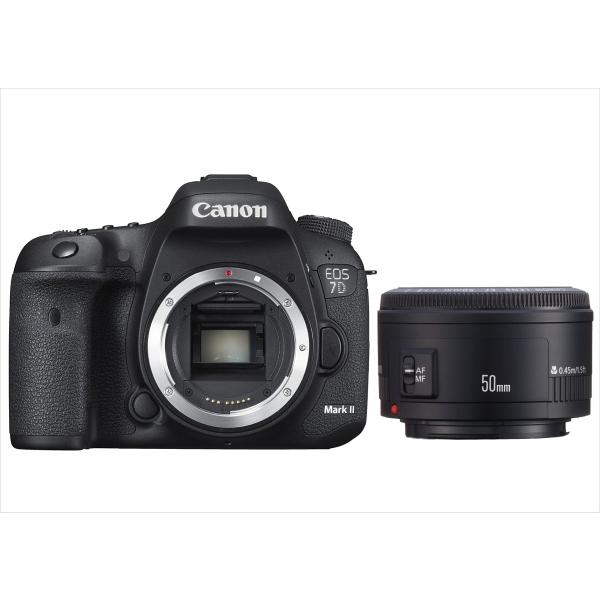 キヤノン Canon EOS 7D Mark II EF 50mm 1.8 II 単焦点レンズセット 
