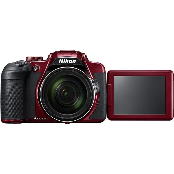 Nikon デジタルカメラ COOLPIX B700 光学60倍ズーム2029万画素 レッド 中古 カメラ Wifi内臓 自撮り