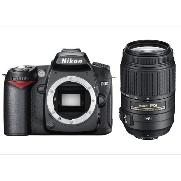 ニコン Nikon D90 AF-S 55-300mm VR 手振れ補正望遠レンズセット
