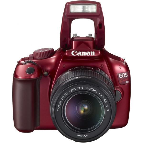 キヤノン Canon EOS kiss X50 EF-S 18-55mm レンズセット デジタル一眼 