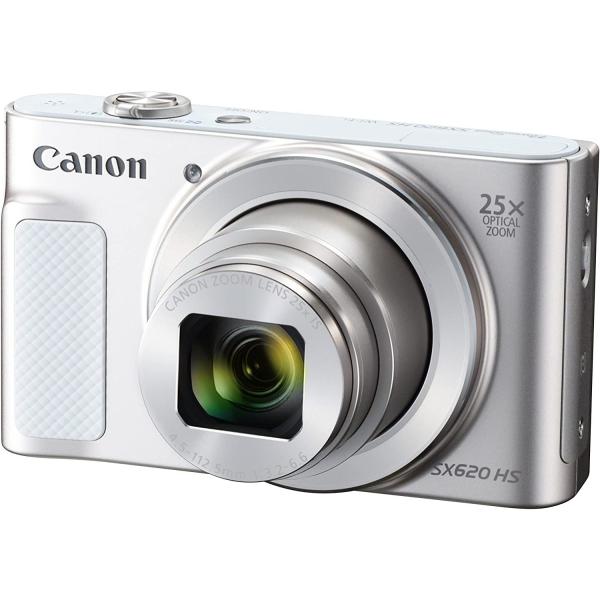 キヤノン Canon PowerShot SX620 HS ホワイト 光学25倍ズーム/Wi-Fi 