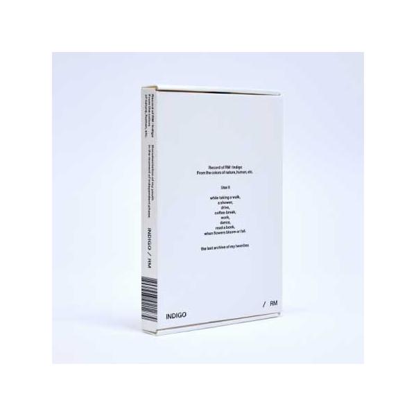 【12/2 韓国発売】【予約販売】RM アールエム【Indigo】Book Edition BTS ビーティーエス 防弾少年団 バンタン キム ナムジュン 韓国音楽チャート反映 送料無料