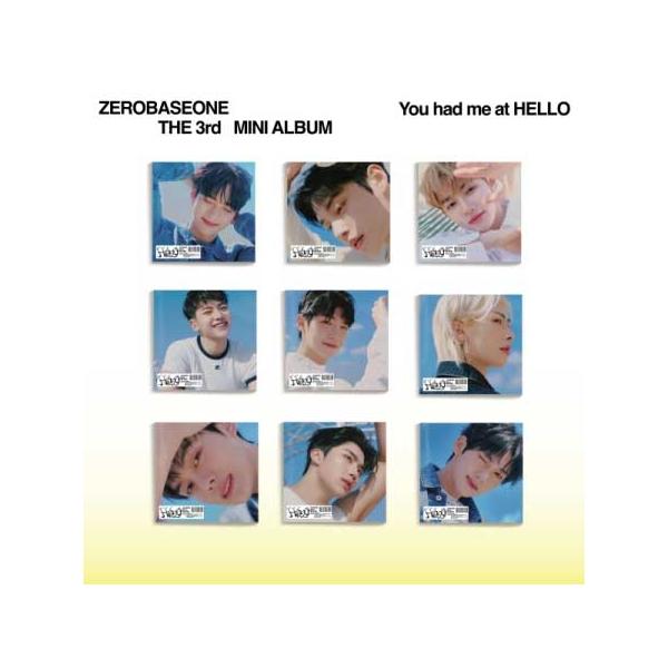 ZB1 ZEROBASEONE アルバム デジパック 新品未開封 9形態 ×5 5/14 韓国発売】【9種セット】ZEROBASEONE ゼロベースワン ZB1