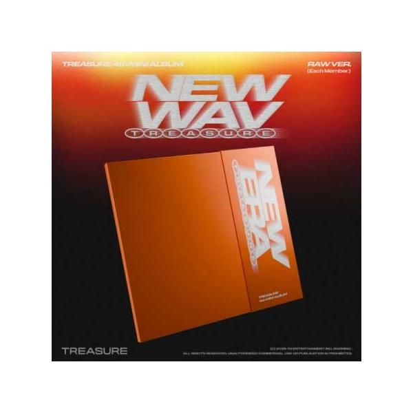 26/6/1 韓国発売】TREASURE トレジャー 4TH MINI ALBUM NEW WAV RAW