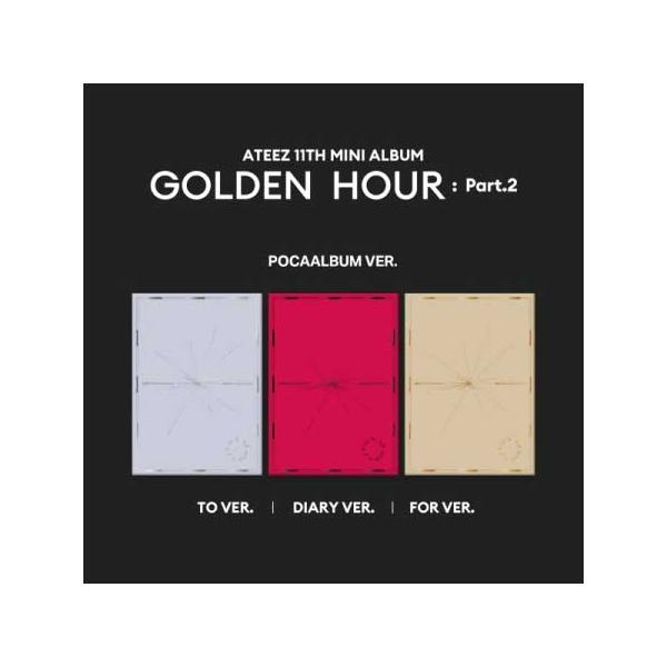 ATEEZ アルバム 9枚 GOLDEN HOUR Part2 新品 poca