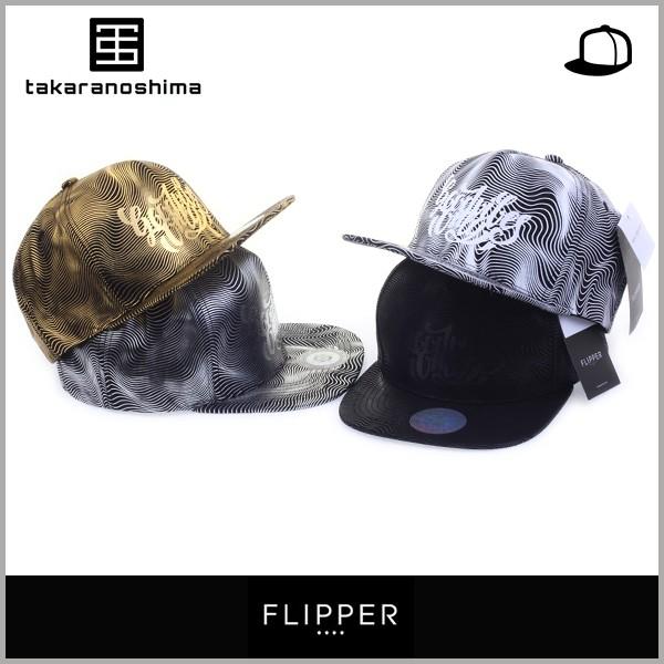 キャップ 帽子 スナップバック FLIPPER フリッパー 地形図柄 デザイン キャップ 帽子 スナップバック 野球