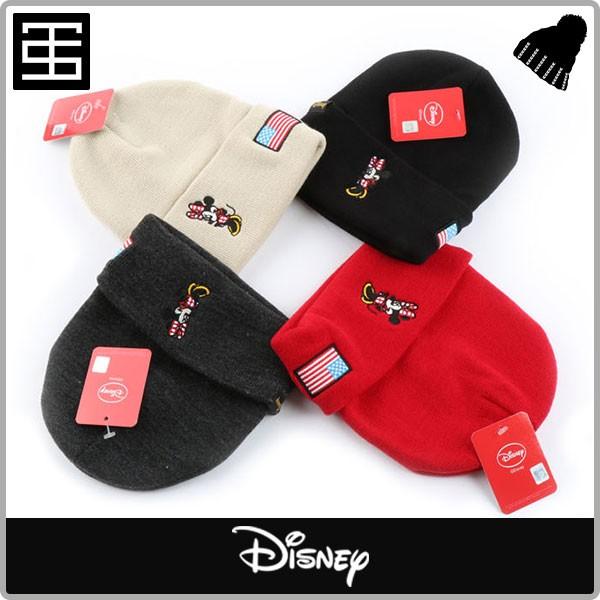 Disney Minnie Mouse Knit Cap ディズニー ミニーマウス アメリカ 国旗 ニットキャップ ニット帽 ビーニー ペア 正規品