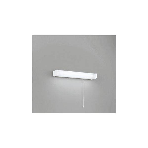 オーデリック OB555085R LEDキッチンライト 手元灯 コンセント、引きひもスイッチ付 FL15W相当 R15高演色 クラス2 昼白色 非調光 照明器具 棚下灯 壁付け