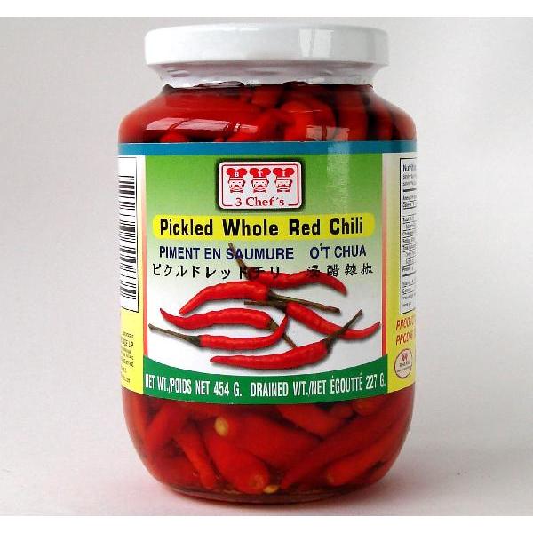 スリーシェフ ピクルドレッドチリ454g １瓶 タイ産 激辛口 生赤唐辛子酢漬け Buyee Buyee Japanese Proxy Service Buy From Japan Bot Online