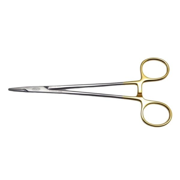 [先細]ドベーキー持針器（TC超硬チップ付）18.0cm,  NS15S-111