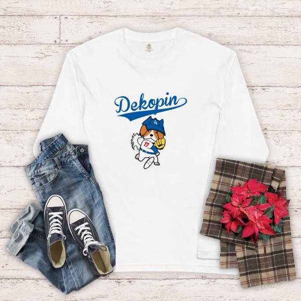 デコピン始球式Tシャツ/大谷翔平/ドジャース/コーイケルホンディエ/decoy デコピン始球式Tシャツ/大谷翔平/ドジャース/コーイケルホン