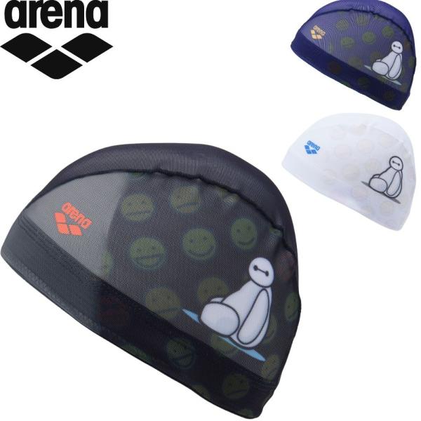 し*子様 arena ディズニー “ベイマックス” ピンク L 競泳 キャップ付 アリーナ(ARENA) 女児用 練習用水着 ディズニー(ベイマックス