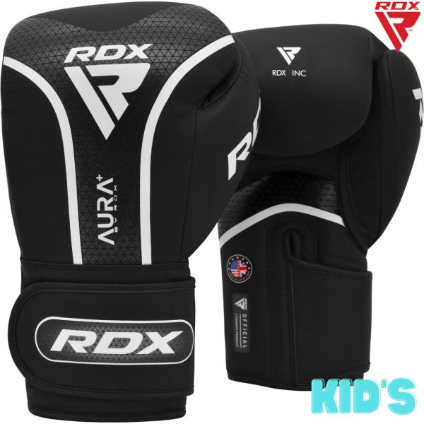 RDX ボクシンググローブ 子供用 AURA+シリーズ 左右セット ボクシング キックボクシング ムエタイ スパーリング ジム トレーニング 格闘技 空手 6オンス
