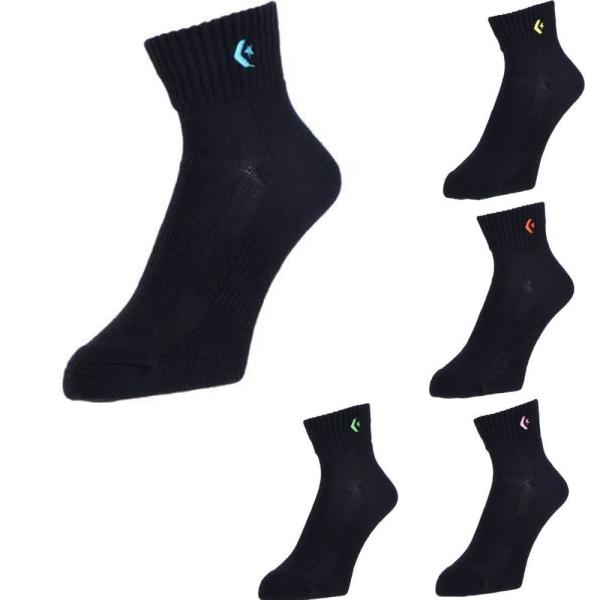 リーズナブルなバスケットソックス。ニューアンクル丈。素材：綿、アクリル、ナイロン、ポリエステル、ポリウレタンブランド：コンバース(CONVERSE)原産国：中国製