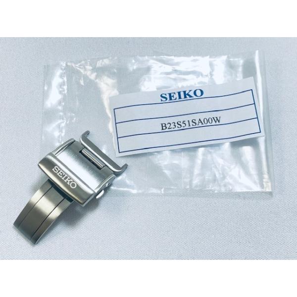 SEIKO B23S51SA00W セイコー 純正Dバックル 18mm SARN003/4S36 SEIKO B23S51SA00W セイコー 純正Dバックル 18mm SARN003/4S36