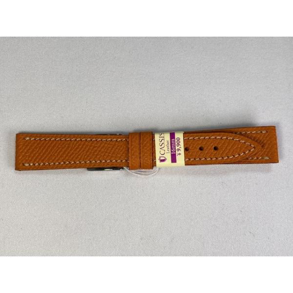 CASSIS BREST ゴールドブラウン レザーベルト ゴールドバックル CASSIS BREST ブレスト カシス 16mm 革ベルト カーフ ゴールド