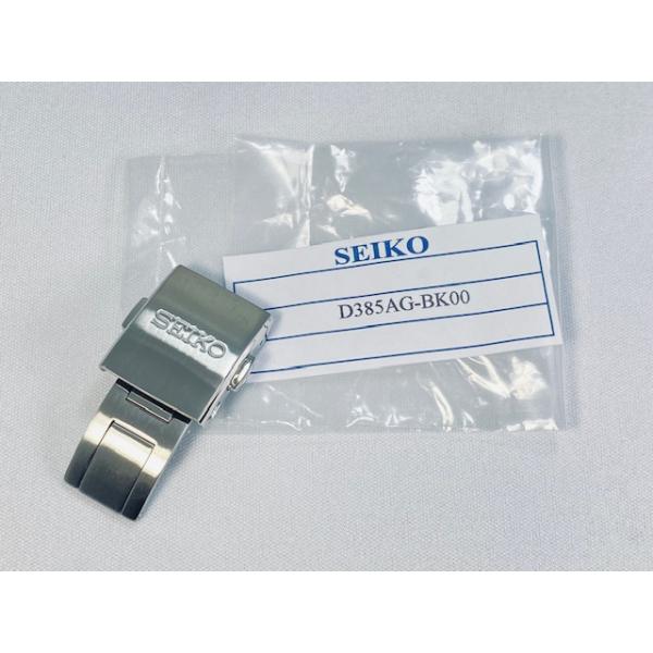 SEIKO D385AG-BK00 メカニカル 純正バックル 18mm SARB007/6R15