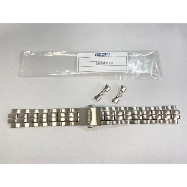 最終価格とさせてください！ 新品未使用　SEIKO 純正ストラップ　20ミリ SEIKO M02M321J0 20mm プレザージュ 純正ステンレスブレス