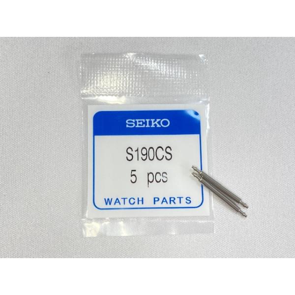 ブランド：セイコー商品状態：新品型番：S190CS （旧A190CS）素材：ステンレススティールサイズ：全長：約22mm / 直径：約1.8mm19mm用のバネ棒です。新品未使用品です。（写真は見本撮りです。）画像に写っている袋は付属しませ...