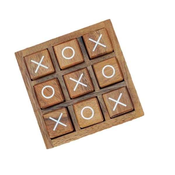 天然木製 ○×ゲーム ボードゲーム 知育玩具 木のおもちゃ 図形認識力を