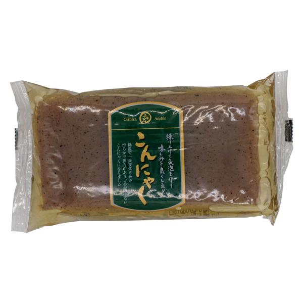 味しみがよく弾力のあるこんにゃくに仕上げるために、「ばた練り製法」でじっくり練り上げ、こんにゃくに気泡を入れた製法で作り上げています。美味安心シリーズ化学合成添加物を一切使わない、安心安全、素材重視のシリーズです。
