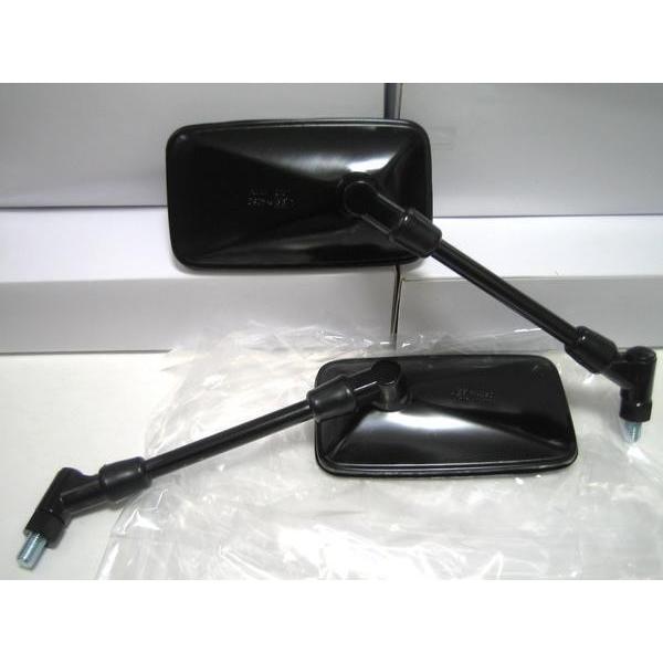スズキ GT100 GT125 ミラー 左右セット未使用純正新品 (10mm) スズキ 純正 当時物 ミラー 左右セット GS GTなど スズキ GT100 GT125